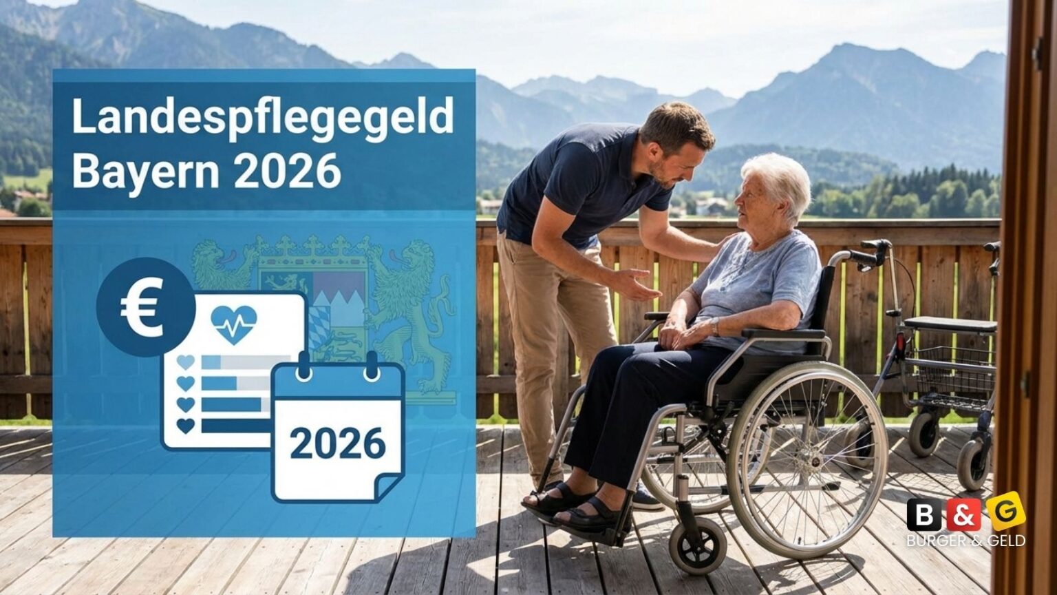 Landespflegegeld Bayern 2026: Nur noch 500 Euro – wer jetzt handeln muss
