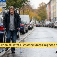Schwerbehinderung: Merkzeichen aG jetzt auch ohne klare Diagnose möglich 5 Schwerbehinderung: Merkzeichen aG jetzt auch ohne klare Diagnose möglich