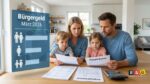 Bürgergeld Höhe: Familie mit 2 Kindern - März 2026