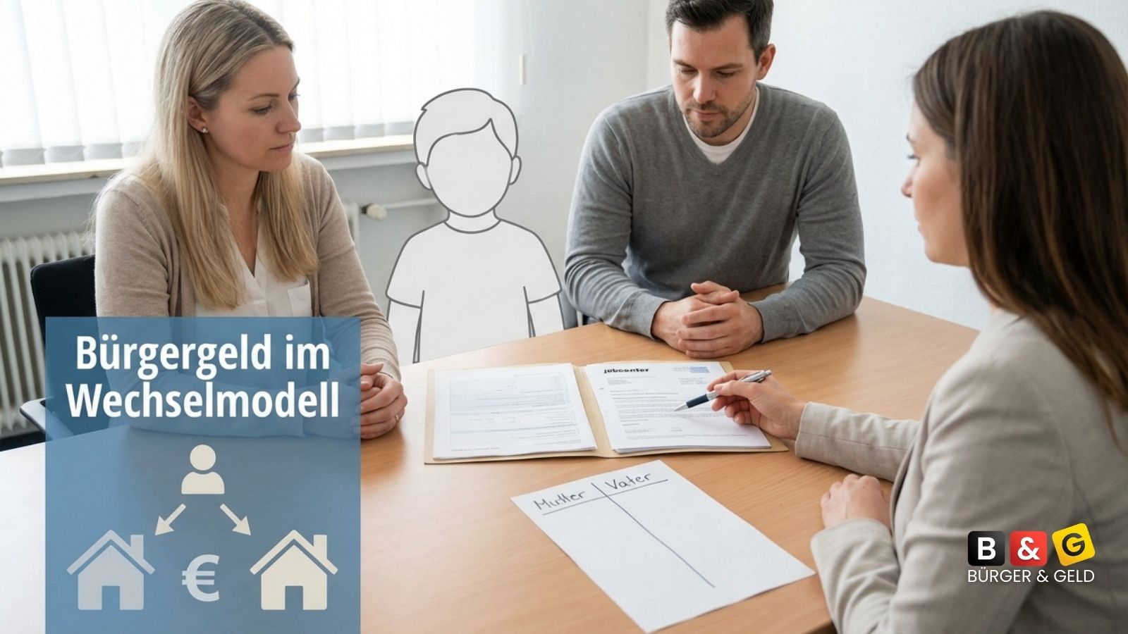 Wechselmodell: Wer hat Anspruch auf Bürgergeld fürs Kind?