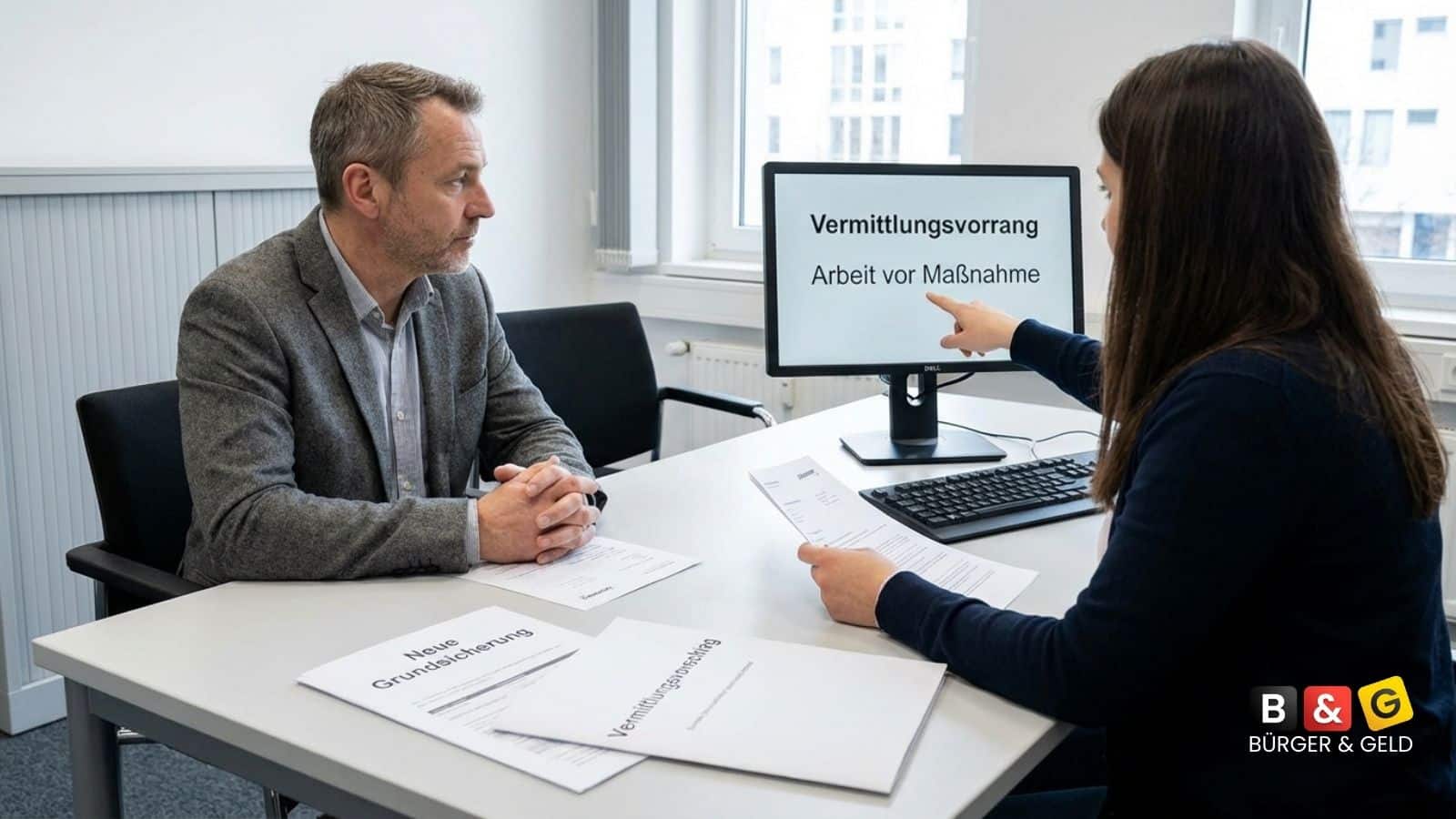 Neue Grundsicherung: Vermittlungsvorrang!