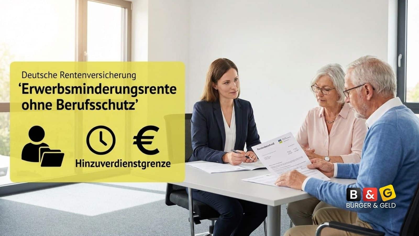 Erwerbsminderungsrente 2026: Berufsschutz und Hinzuverdienst