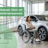 Neuwagen-Rabatte mit Schwerbehindertenausweis 2026: Aktuelle Tabelle 5 Neuwagen-Rabatte mit Schwerbehindertenausweis 2026: Aktuelle Tabelle