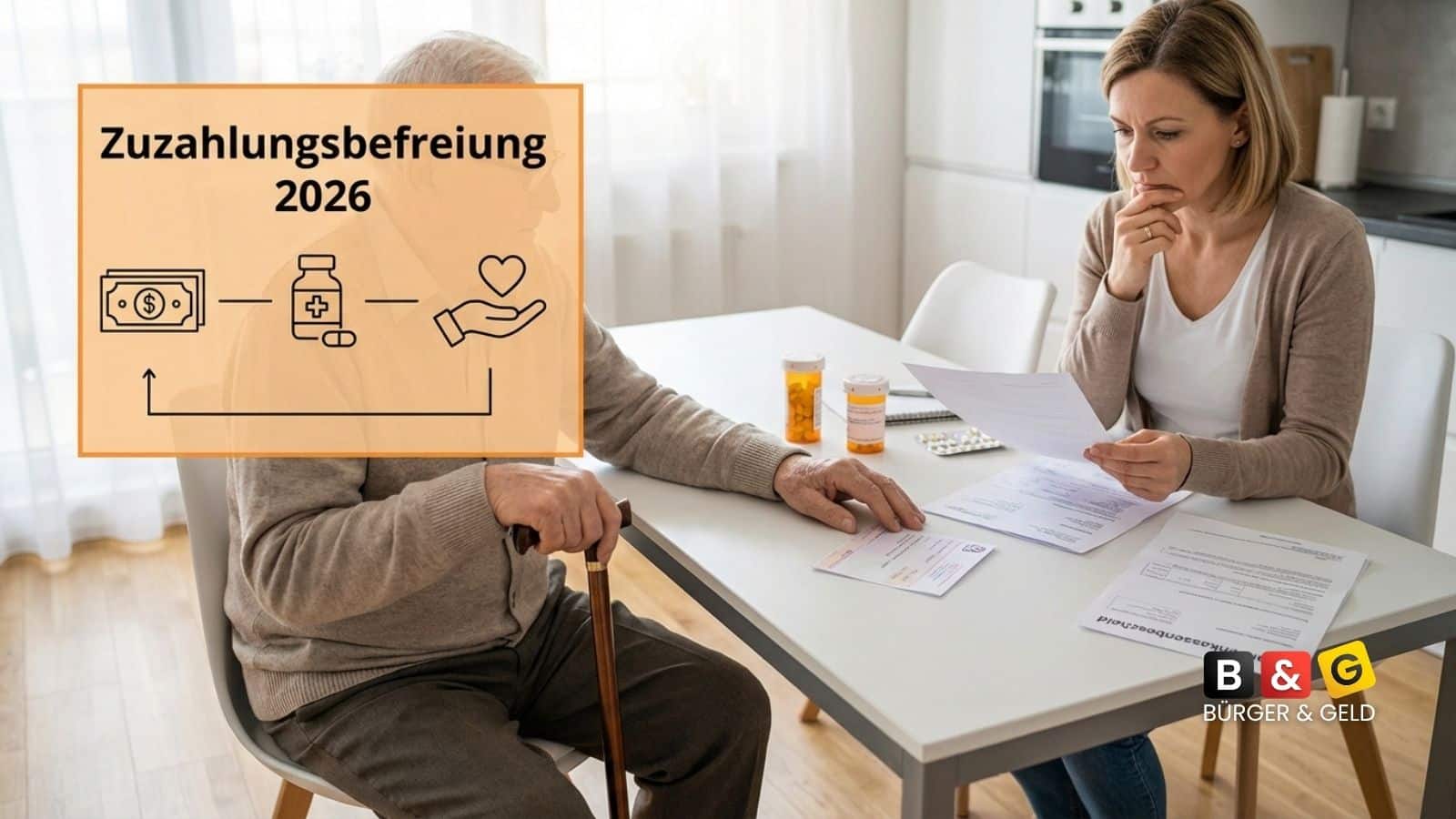 Zuzahlungsbefreiung 2026: Pflegegeld richtig berücksichtigen