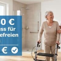 Pflegegrad & Schwerbehinderung: 4.180 € Zuschuss pro Umbau 5 Pflegegrad & Schwerbehinderung: 4.180 € Zuschuss pro Umbau