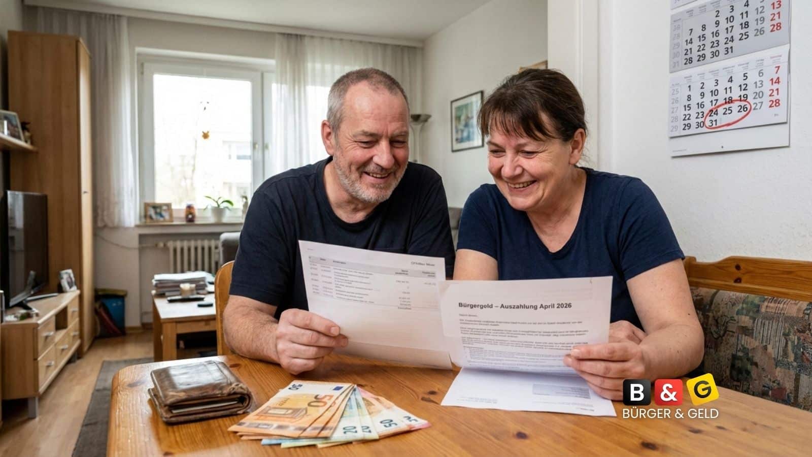 April 2026: Auszahlungstermin Bürgergeld / Grundsicherung für Arbeitsuchende