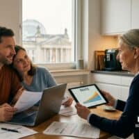 Rente: Klingbeil statt Riester - Was auf Sparer jetzt zukommt 5 Familie diskutiert über Altersvorsorge: Klingbeil oder Riester Rente