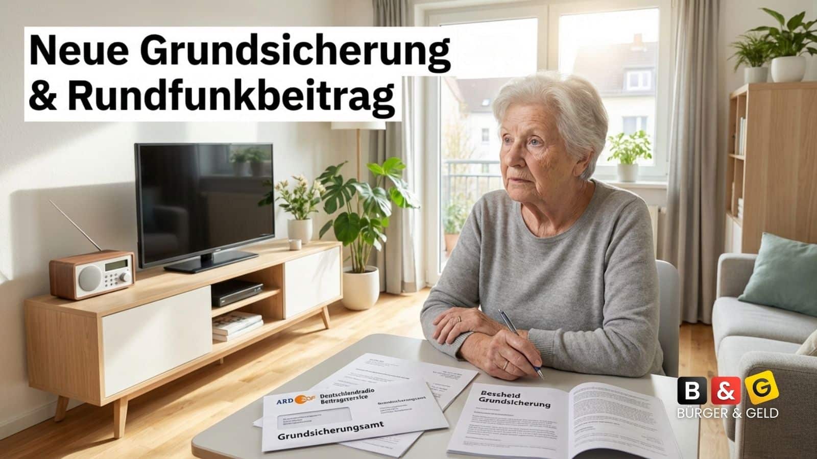 Neue Grundsicherung: Rundfunkbeitrag Befreiung