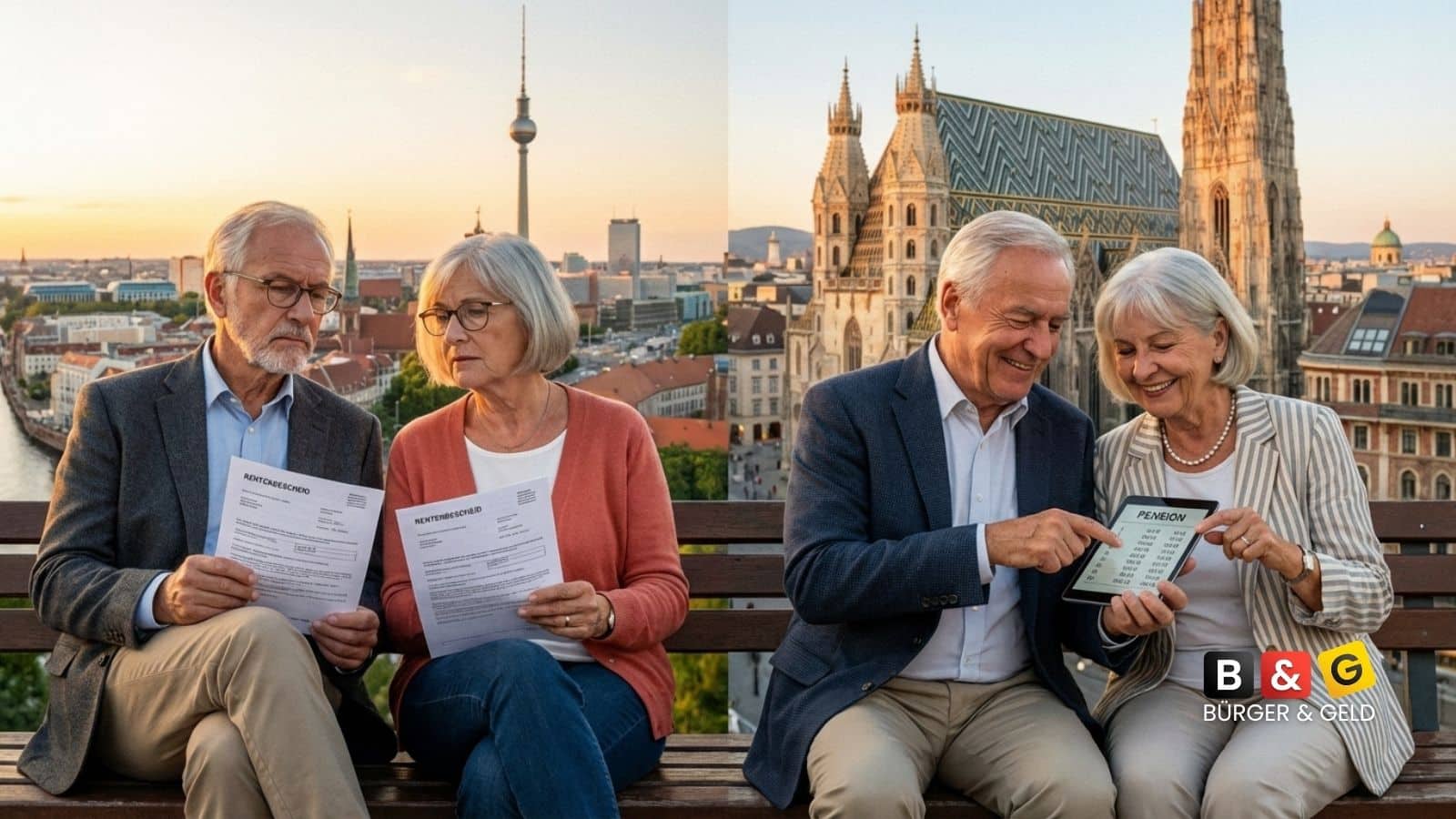 Vergleich: Rente Deutschland - Österreich
