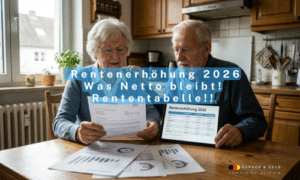 Rentenerhöhung 2026 brutto - netto