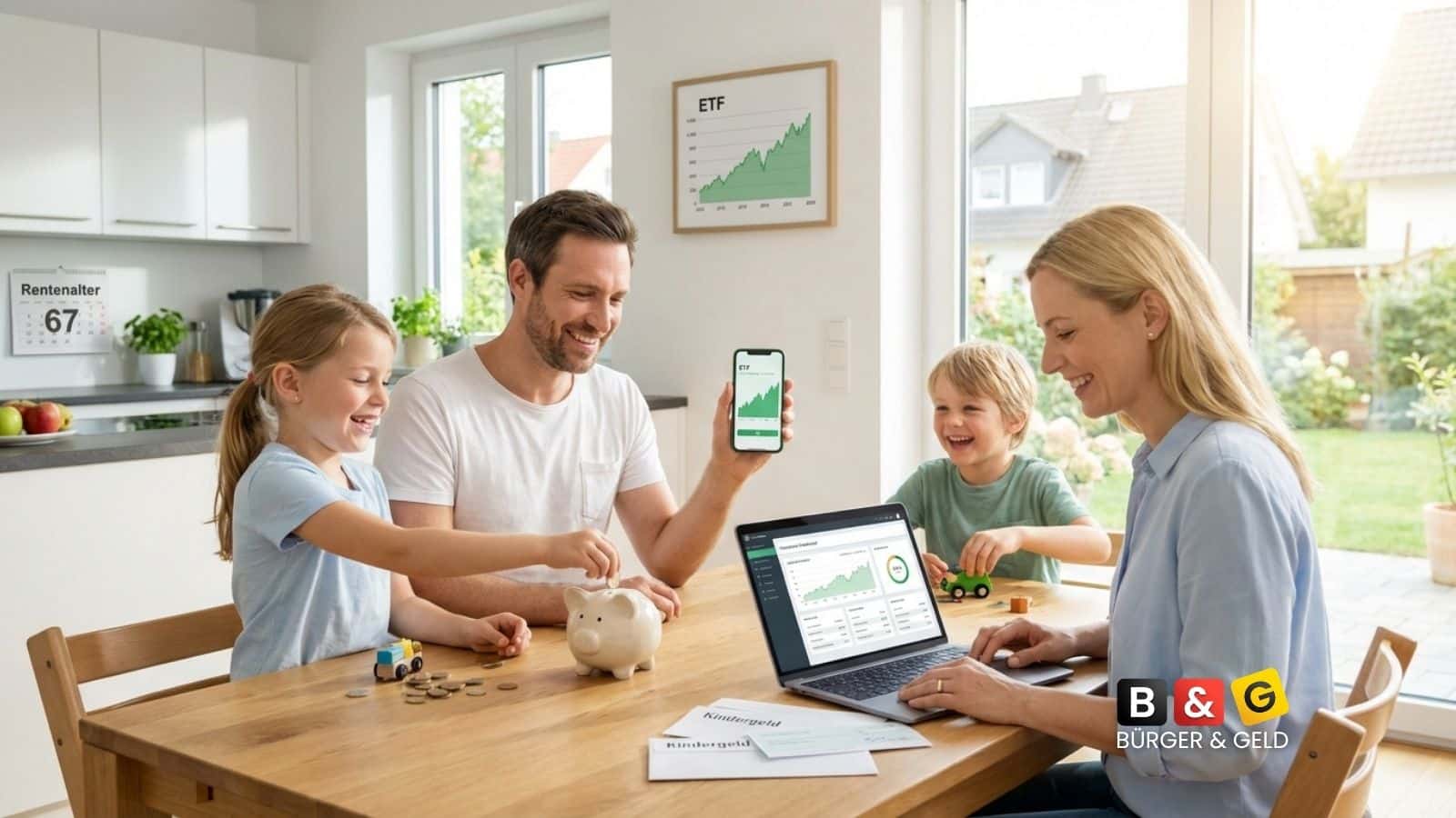 Kindergeld 2026 im ETF: So kann Vermögen bis zur Rente wachsen