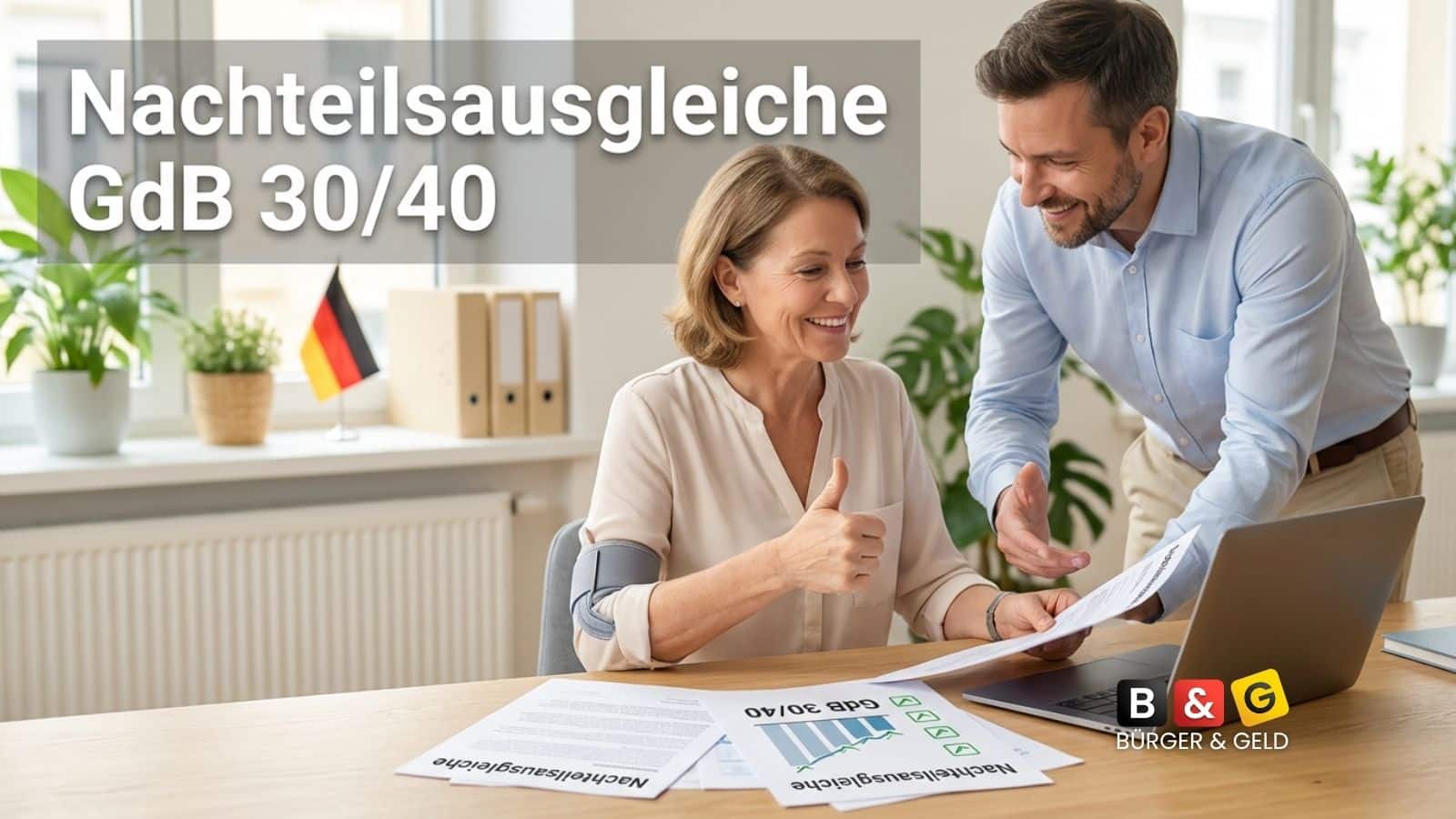 Schwerbehinderung: Steuern & Job: Vorteile bei GdB 30 und 40 im Jahr 2026