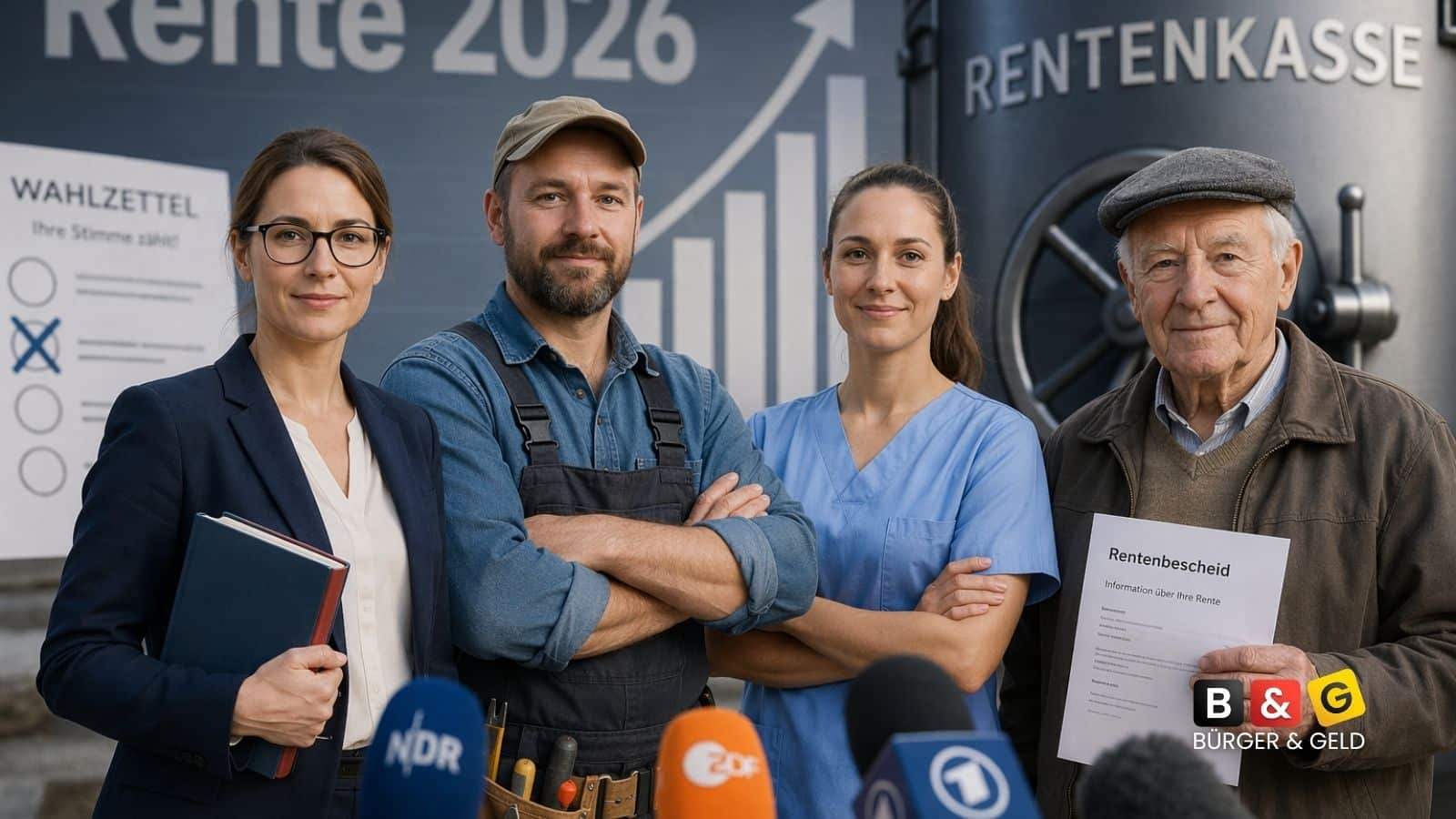 Umfrage: große Mehrheit für die Rente für alle