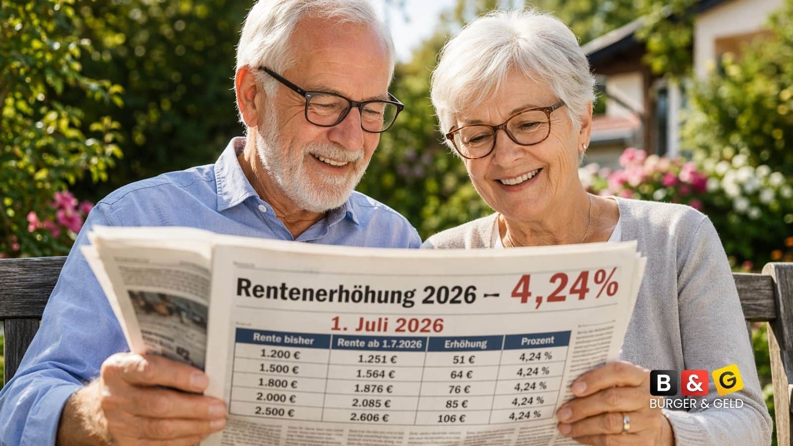 Rentenerhöhung 2026: Rechner und Tabelle