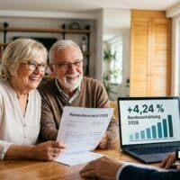 Rentenerhöhung 2026: Was von 4,24 Prozent netto übrig bleibt - Tabelle 4 Rentenerhöhung 2026 um 4,24 % nach Rentenwertbestimmungsverordnung