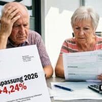 Rentenerhöhung 2026: 4,24% mehr Rente - wann das Mehr an Rente steuerpflichtig wird 4 Steuern auf Rente zahlen bei Rentenerhöhung