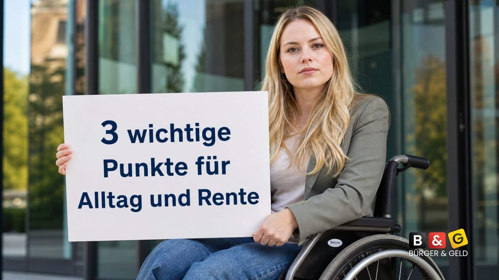 Schwerbehindertenausweis: Drei Stellschrauben, mit denen Sie Rente und Alltag spürbar verbessern