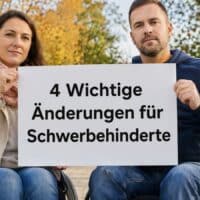 Schwerbehinderung: Diese 4 Reformen gelten ab Mai 2026 5 4 Wichtige Änderungen für Schwerbehinderte im Mai 2026: So wirken sie sich aus