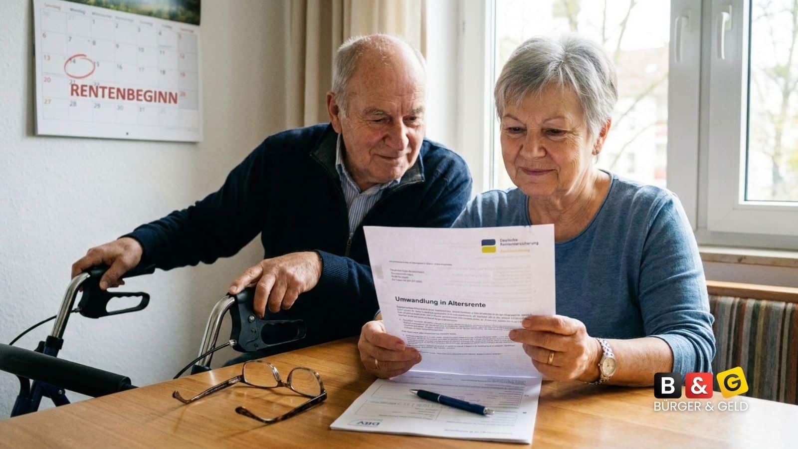 EM-Rente in die Altersrente umwandeln
