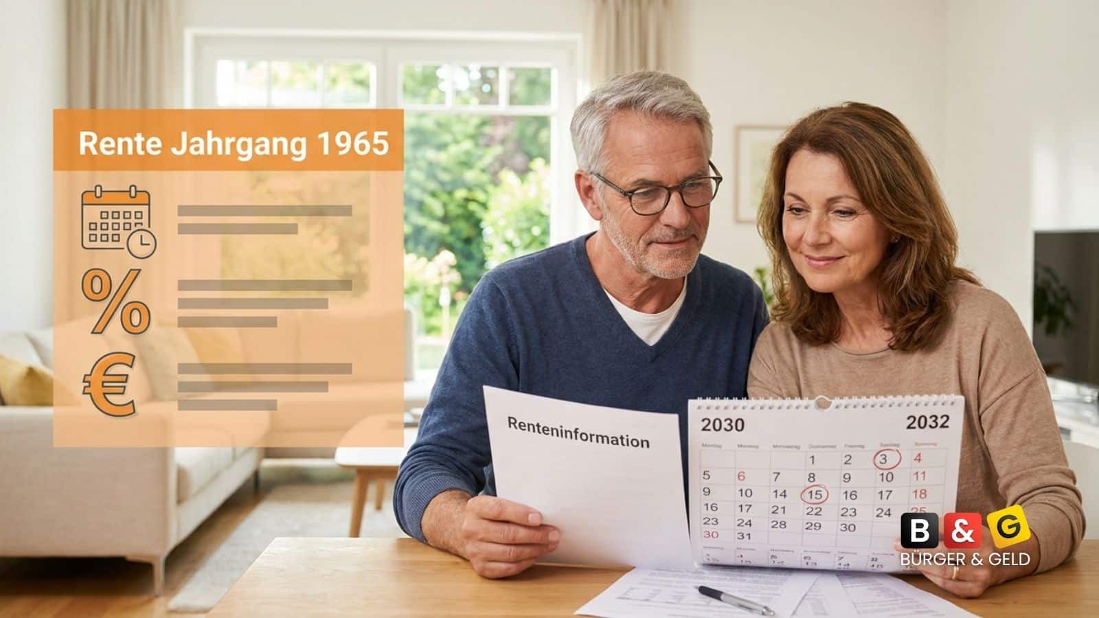 Bürger & Geld: News- und Nachrichtenmagazin zu Rente, Grundsicherung (ehem. Bürgergeld), Sozialleistungen und Finanzen 1 In Rente gehen: Jahrgang 1965