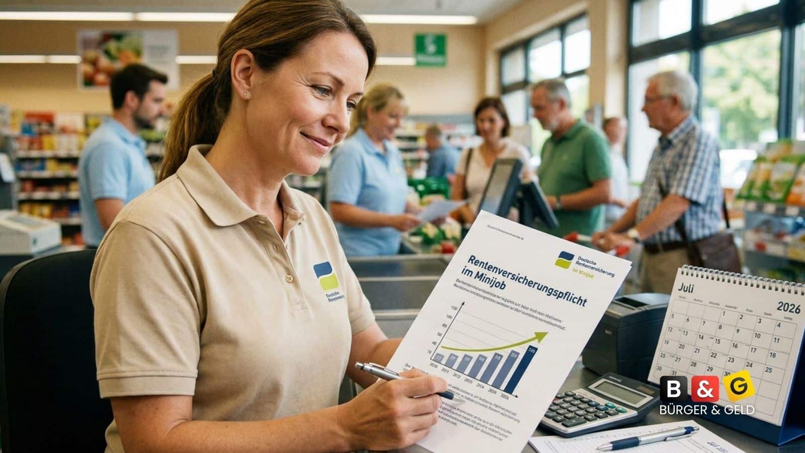 Bürger & Geld: News- und Nachrichtenmagazin zu Rente, Grundsicherung (ehem. Bürgergeld), Sozialleistungen und Finanzen 1 Juli 2026 ist wichtig für Minijobber: Rückkehr in die Rente ist möglich