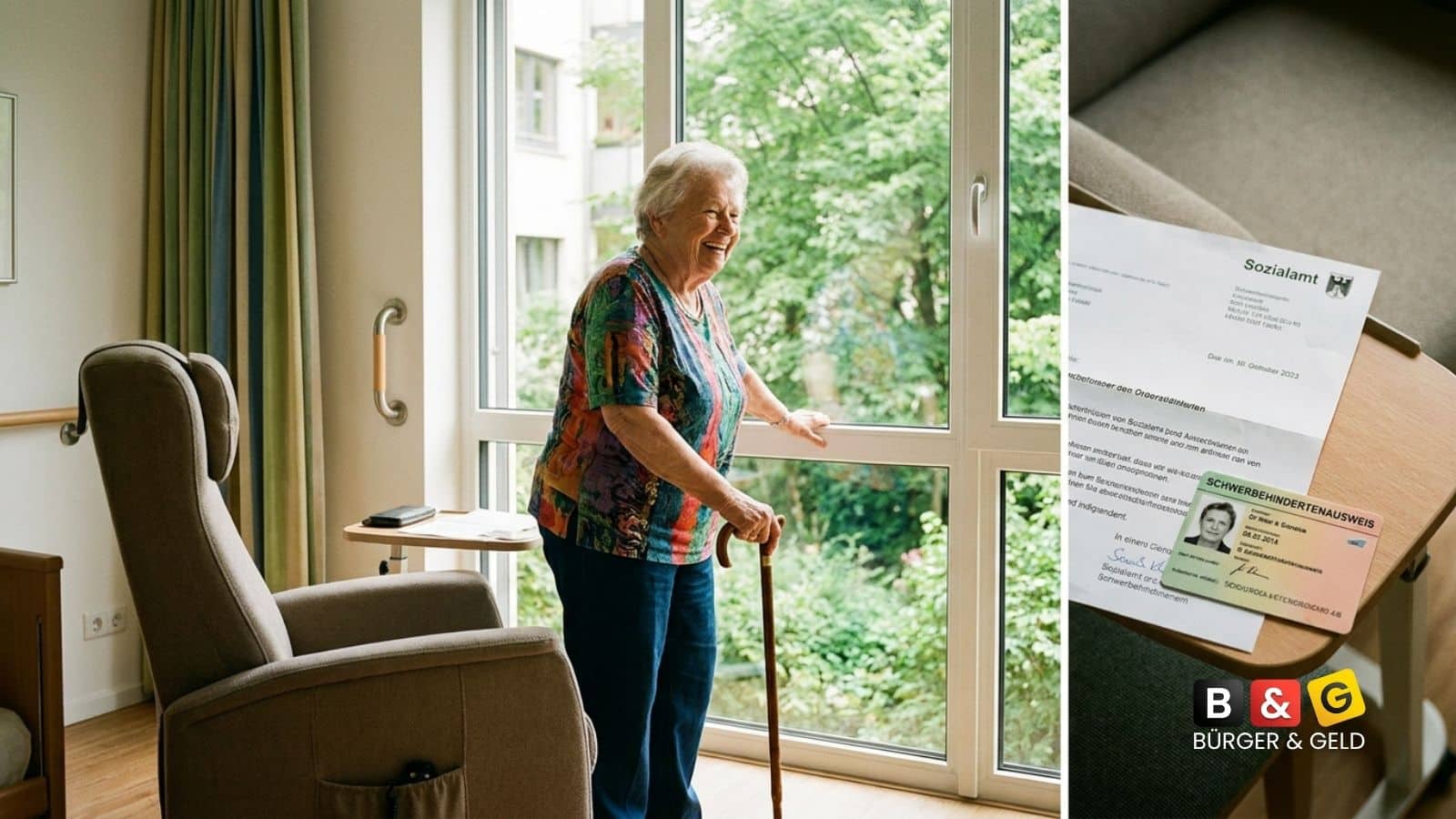 15 Quadratmeter mehr an Wohnraum möglich - Schwerbehinderung und Rente