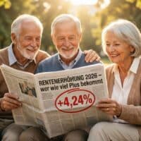 Rentenerhöhung 2026: Ab welcher Rente gibt es über 50 Euro mehr? 5 Rentenerhöhung Juli 2026: Wer wieviel Plus bekommt