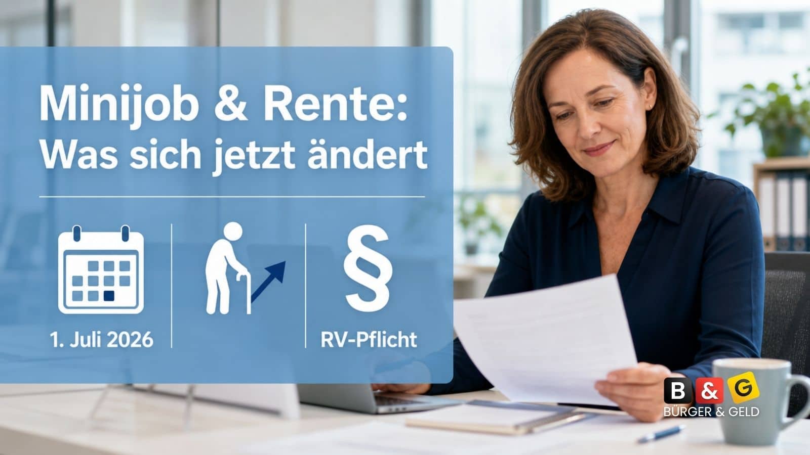 Minijob und Rente: Neue Chance ab Juli 2026 – und Kommission fordert radikalen Systemwechsel