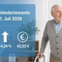 Schwerbehindertenrente steigt ab 1. Juli 2026 um 4,24 Prozent – das sind die neuen Beträge 5 Schwerbehindertenrente steigt ab 1. Juli 2026 um 4,24 Prozent – das sind die neuen Beträge