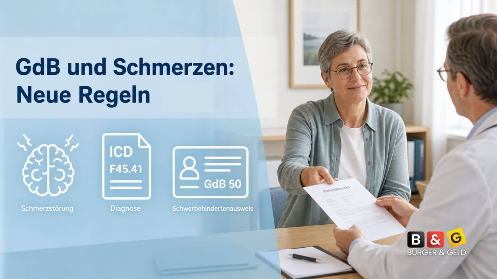 Bürger & Geld: News- und Nachrichtenmagazin zu Rente, Grundsicherung (ehem. Bürgergeld), Sozialleistungen und Finanzen 1 GdB und Komorbidität: Warum eine einzige Diagnose über Schwerbehinderung entscheiden kann