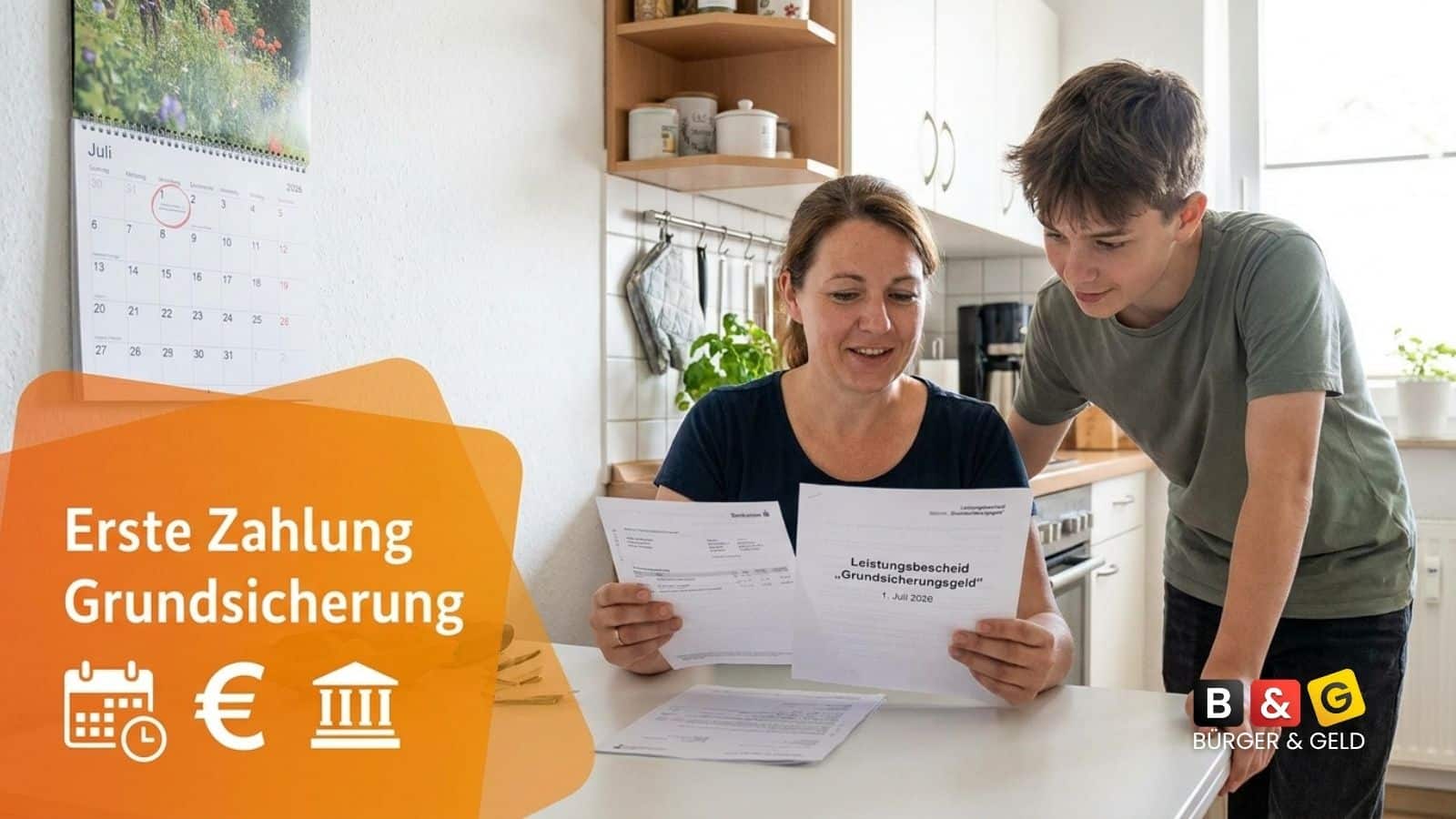Grundsicherungsgeld: erste Auszahlung 2026