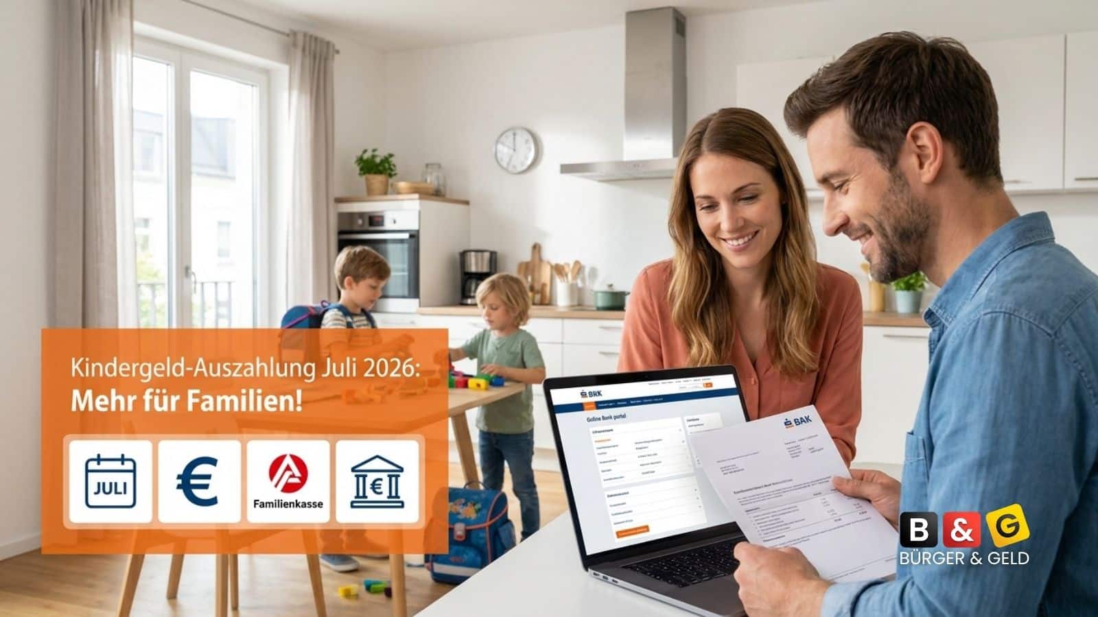 Kindergeld Auszahlung Termine für Juli 2026