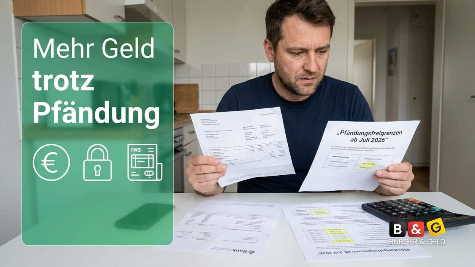 Neue Pfändungsfreigrenzen ab 1. Juli 2026