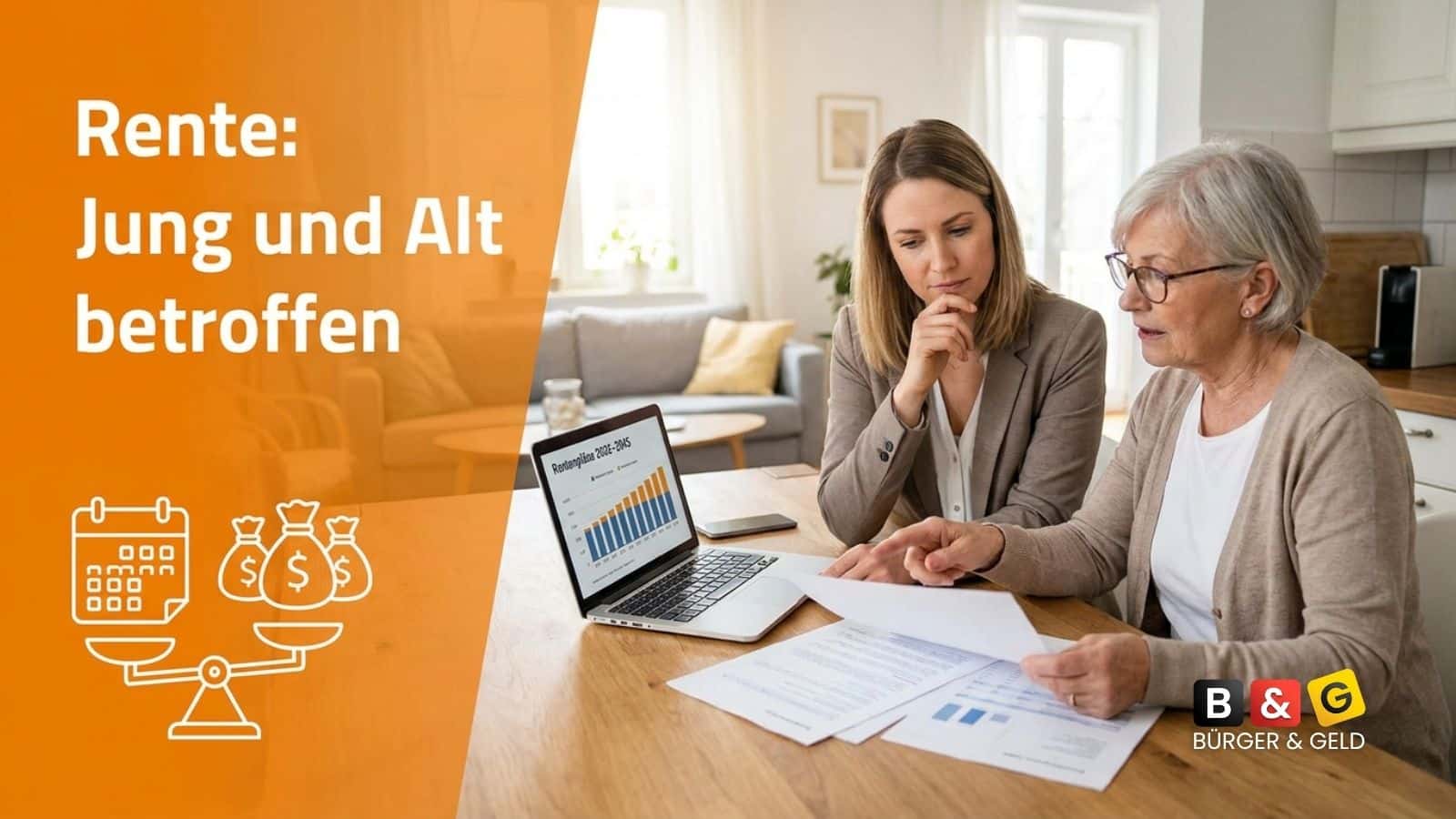 Pläne für die Rente: jung und alt betroffen