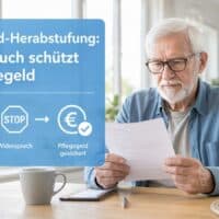 Pflegegrad-Herabstufung: Wer jetzt nicht widerspricht, verliert bis zu 252 Euro im Monat 5 Pflegegrad-Herabstufung: Wer jetzt nicht widerspricht, verliert bis zu 252 Euro im Monat