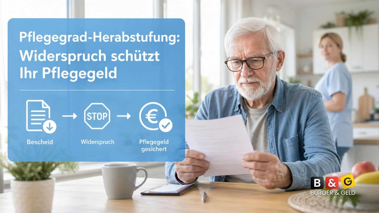 Pflegegrad-Herabstufung: Wer jetzt nicht widerspricht, verliert bis zu 252 Euro im Monat