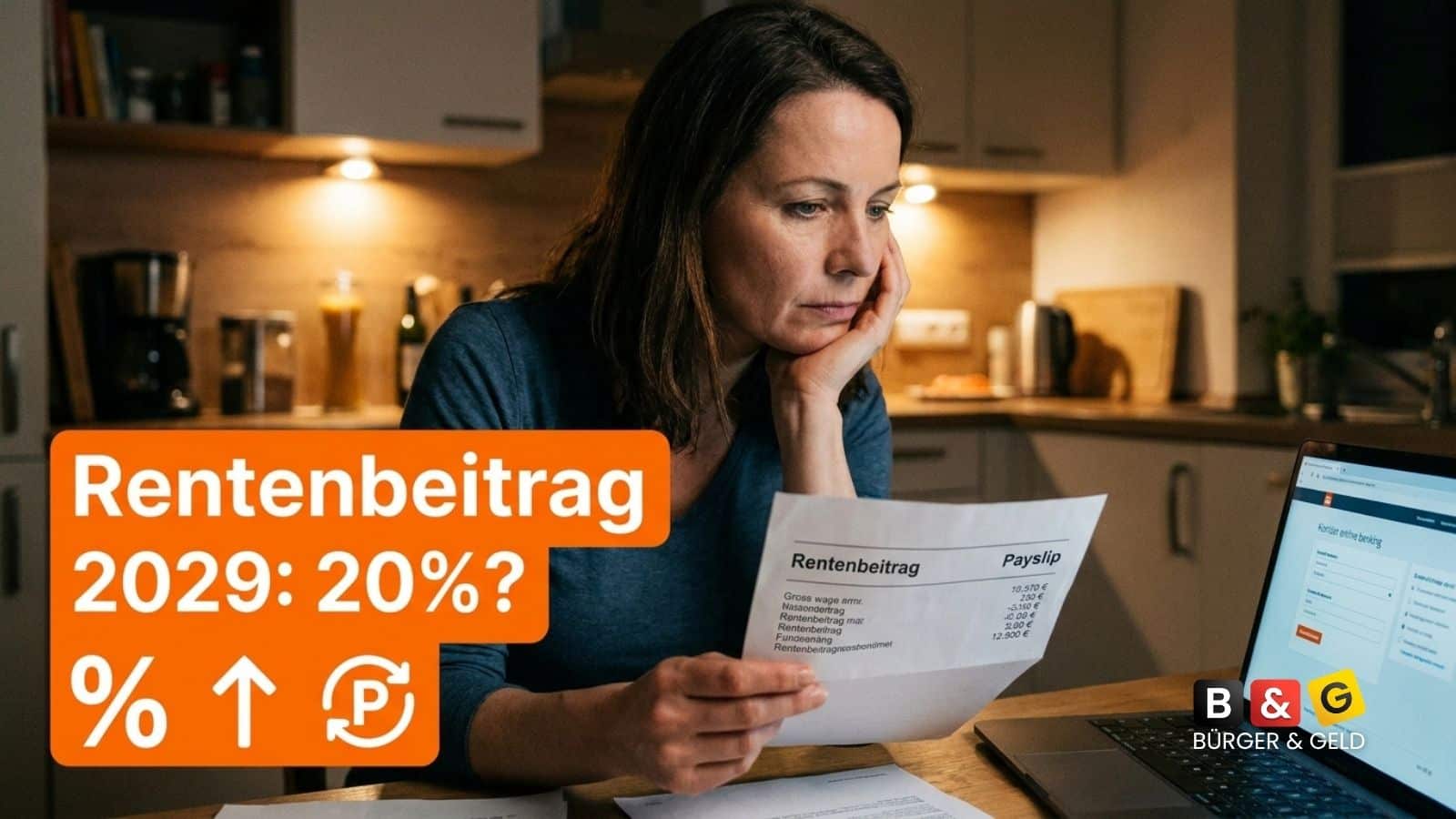 Rentenbeitrag 2029 bei 20 Prozent