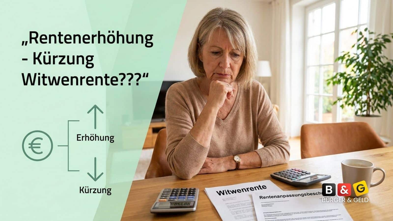 Witwenrente wegen Rentenerhöhung 2026 gekürzt?