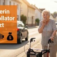 Rentnerin mit Rollator geblitzt! Bußgeld bei jeder Rentenhöhe - hier aber nicht! 5 Rentnerin mit Rollator geblitzt - wer muss zahlen?