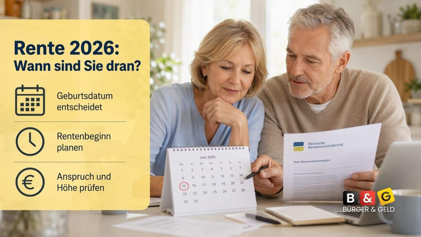 2026 in Rente gehen! Wer?