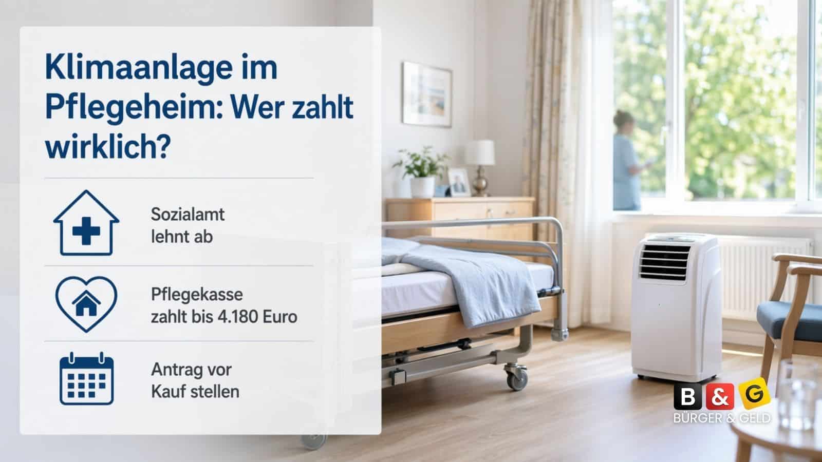 Bürger & Geld: News- und Nachrichtenmagazin zu Rente, Grundsicherungsgeld, Sozialleistungen und Finanzen 1 Klimaanlage im Hitzesommer abgelehnt – aber ein anderer Antrag kann bis zu 4.180 Euro bringen