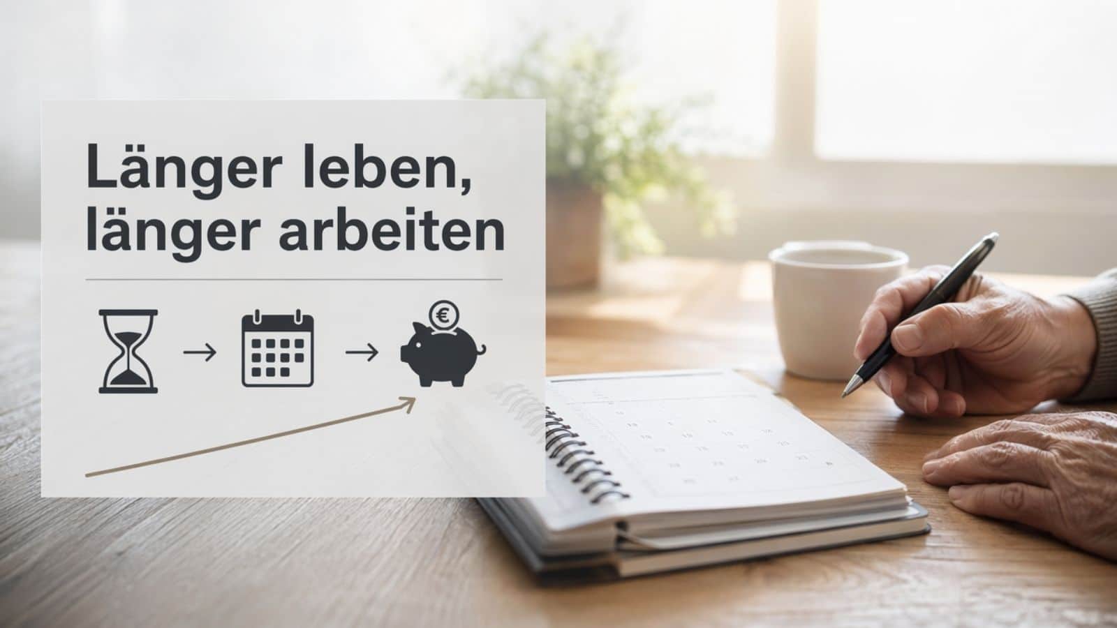 Wenn Deutsche immer älter werden: Die Rente rückt für viele in noch weitere Ferne