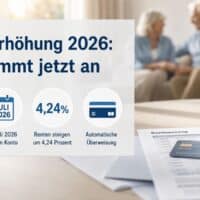 Rentenerhöhung 2026: Für Millionen Rentner wird es jetzt auf dem Konto sichtbar