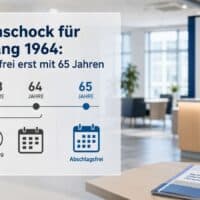 Jahrgang 1964 trifft es voll: Abschlagsfreie Rente für Schwerbehinderte rückt auf 65 Jahre