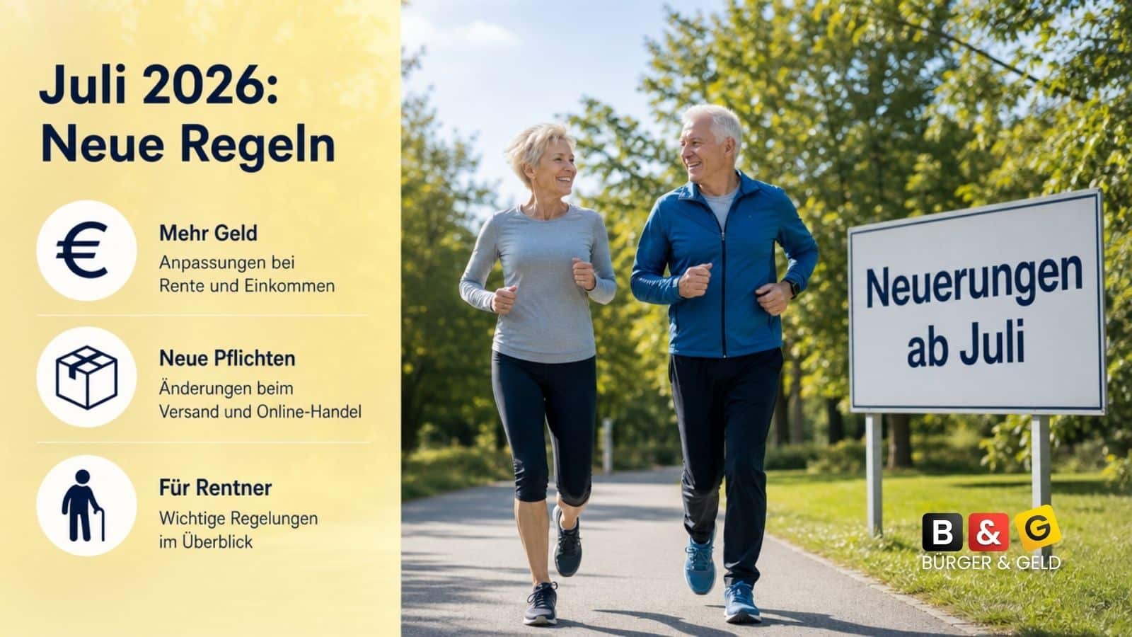 Änderungen für Rentner im Juli 2026
