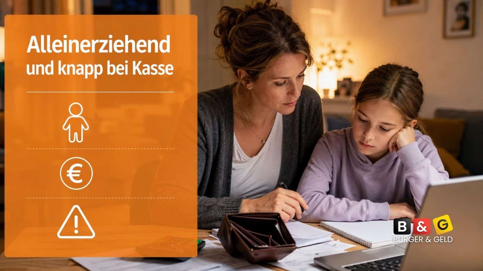 Stark armutsgefährdet: Alleinerziehende