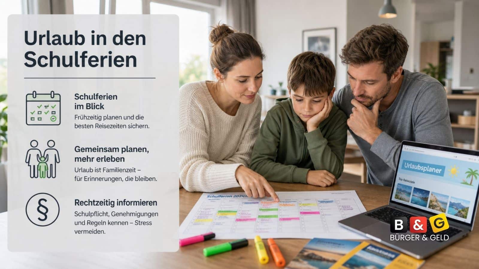 Arbeitsrecht: Anspruch auf Urlaub in den Schulferien?