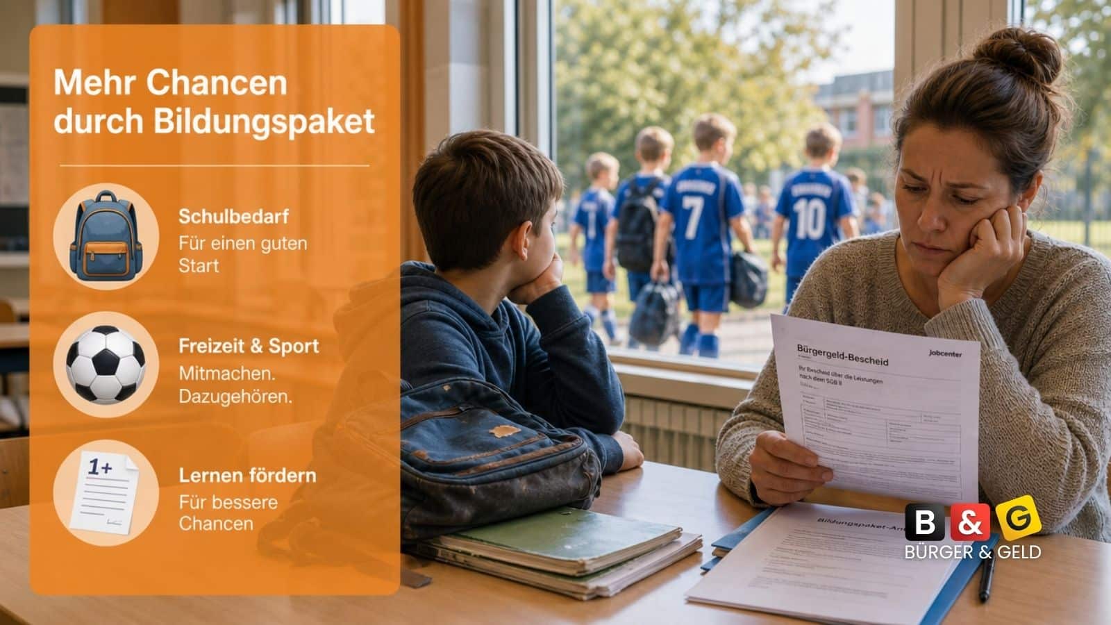 Grundsicherungsgeld: Leistung der Bildung und Teilhabe
