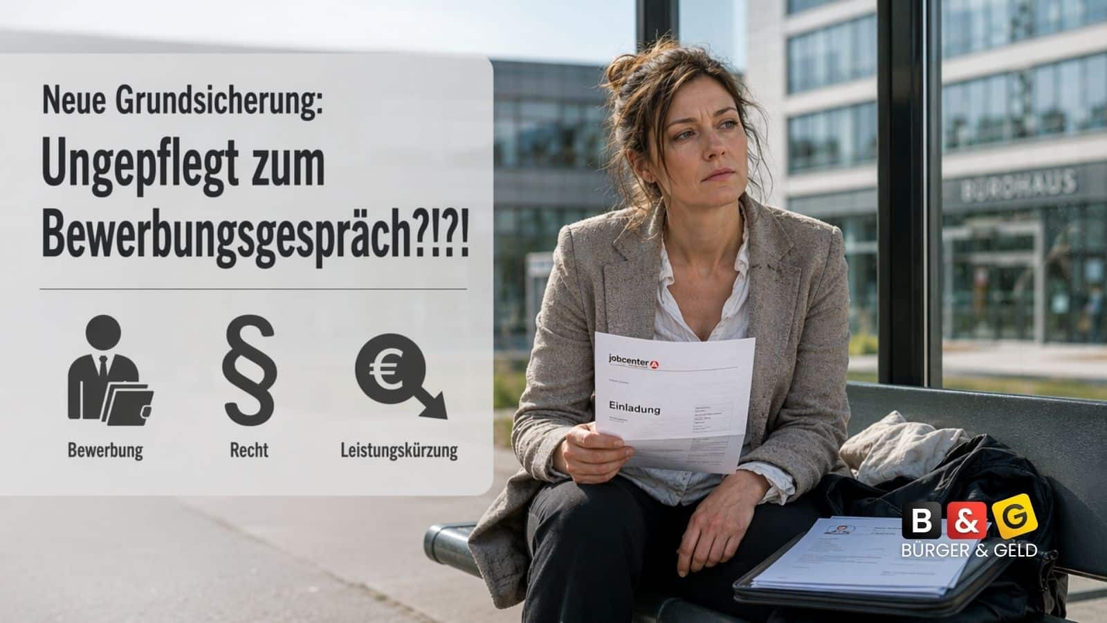 Neue Grundsicheurng: ungepflegt zum Bewerbungsgespräch