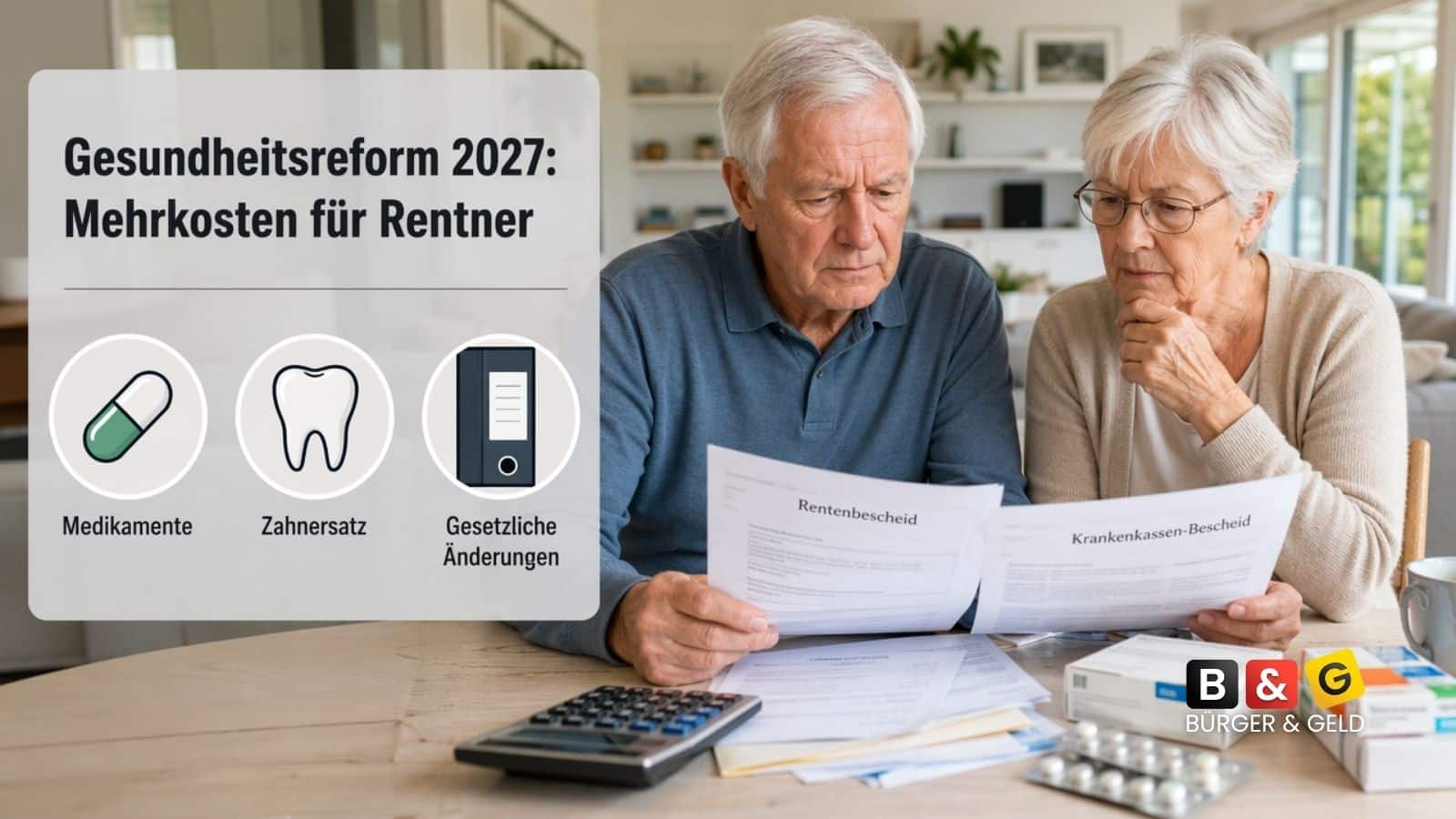 Gesundheitsreform 2027: Mehrkosten für Rentner